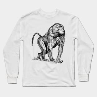 Baboon Long Sleeve T-Shirt